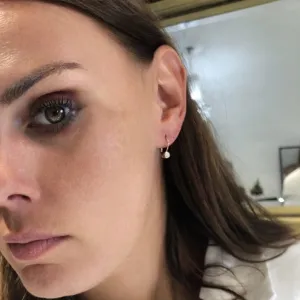 Blink-Blink Dámske diamantové náušnice z bieleho zlata 0.21 ct3231BDG