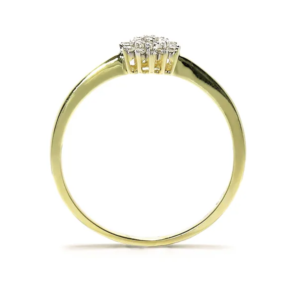 Blink-Blink Elegantný prsteň s diamantmi 0.11 ct1526ZDG