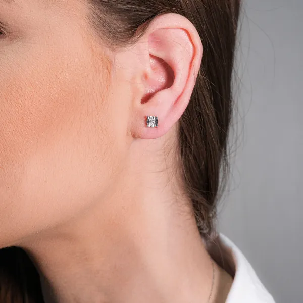 Blink-Blink Kombinované náušnice s diamantom 0.08 ct3058ZDG