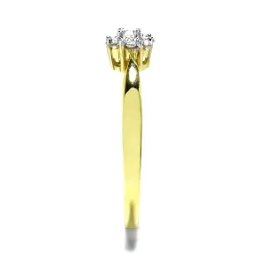 Blink-Blink Elegantný diamantový prsteň zo zlata 0.16 ct1440ZDG