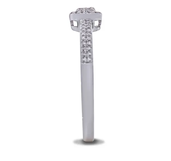 Blink-Blink Diamantový prsteň z bieleho zlata 0.15 ct1654BDA2