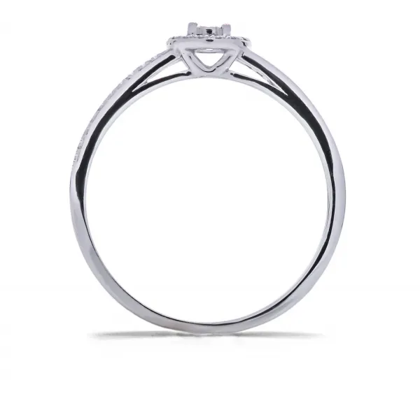 Blink-Blink Diamantový prsteň z bieleho zlata 0.15 ct1654BDA2