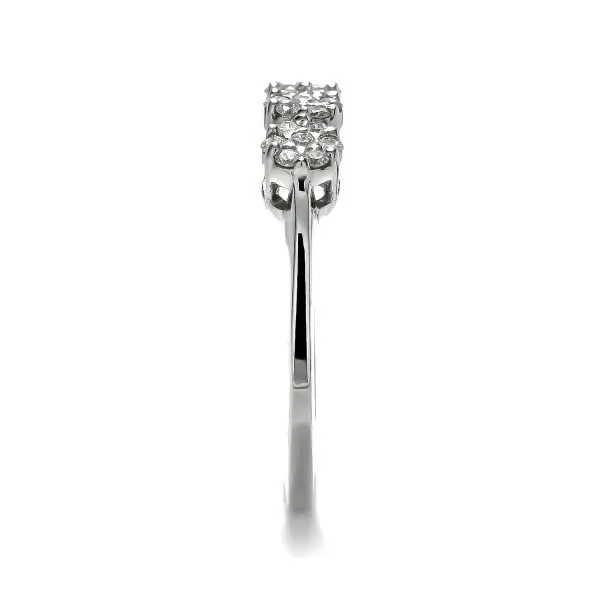 Blink-Blink Elegantný diamantový prsteň z bieleho zlata 0.18 ct1464BDG