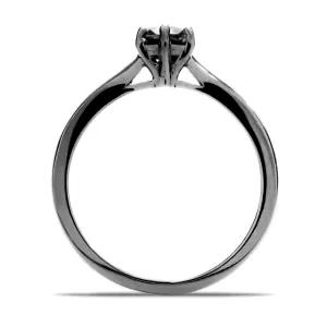 Blink-Blink Diamantový zlatý prsteň v čiernej farbe 0.56 ct1136CDG