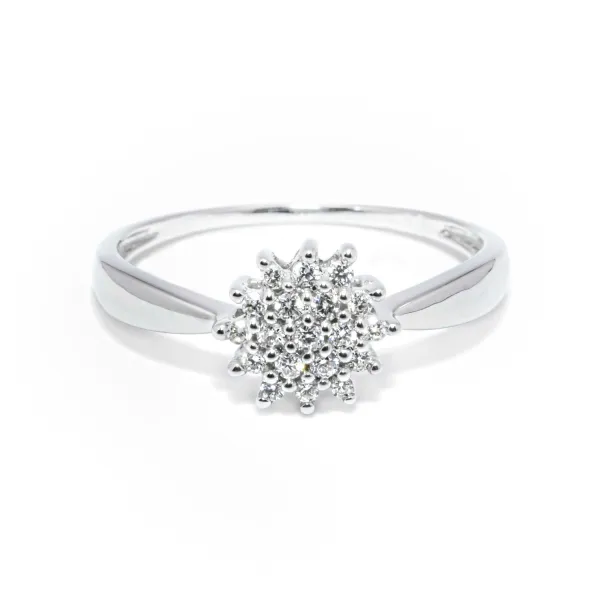 Blink-Blink Elegantný diamantový prsteň v tvare hviezdy 0.19 ct1530BDG