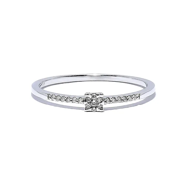Blink-Blink Jemný zlatý prsteň s diamantmi 0.08 ct1404BDG