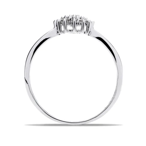Blink-Blink Elegantný diamantový prsteň v tvare hviezdy 0.19 ct1530BDG