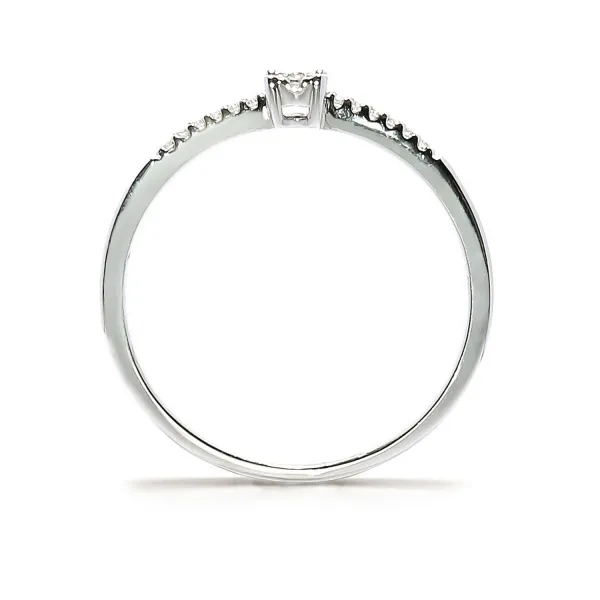 Blink-Blink Jemný zlatý prsteň s diamantmi 0.08 ct1404BDG