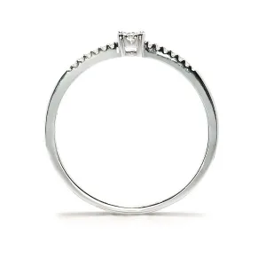 Blink-Blink Jemný zlatý prsteň s diamantmi 0.08 ct1404BDG
