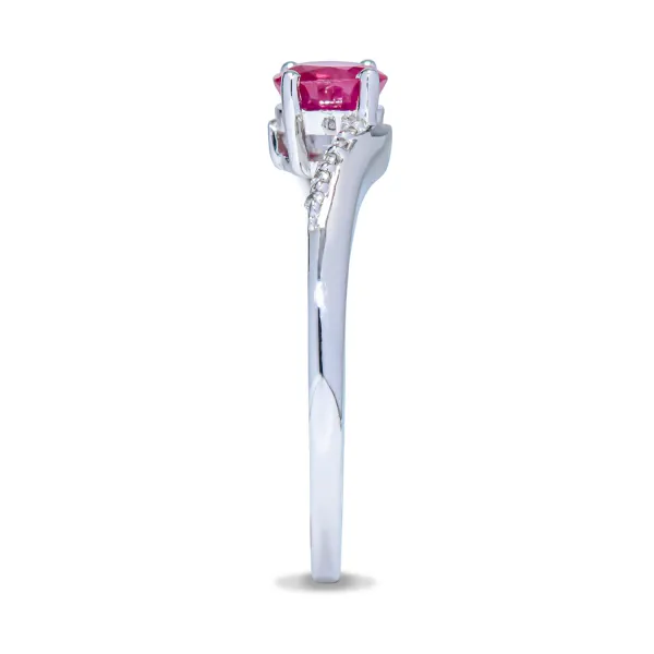 Blink-Blink Elegantný diamantový prsteň s Rubínom2206BRuDG
