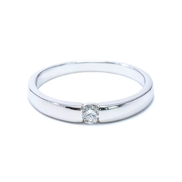 Blink-Blink Diamantový prsteň z bieleho zlata 0.11 ct1300BDG