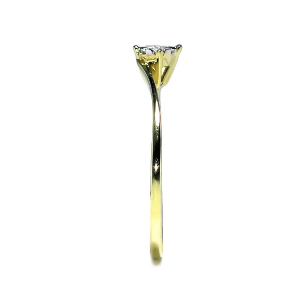Blink-Blink Jemný prsteň zo žltého zlata s diamantom 0.05 ct1420ZDG*