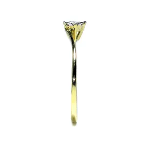 Blink-Blink Jemný prsteň zo žltého zlata s diamantom 0.05 ct1420ZDG*