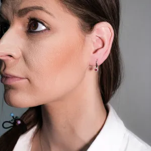 Blink-Blink Dámske náušnice s diamantmi a Rubínom3276RDA
