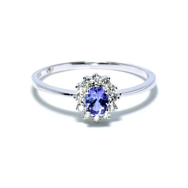 Blink-Blink Diamantový prsteň s Tanzanitom2216BTG