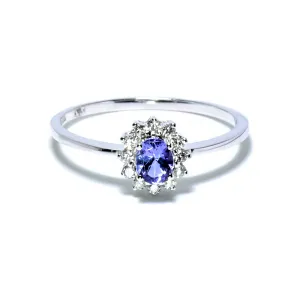 Blink-Blink Diamantový prsteň s Tanzanitom2216BTG