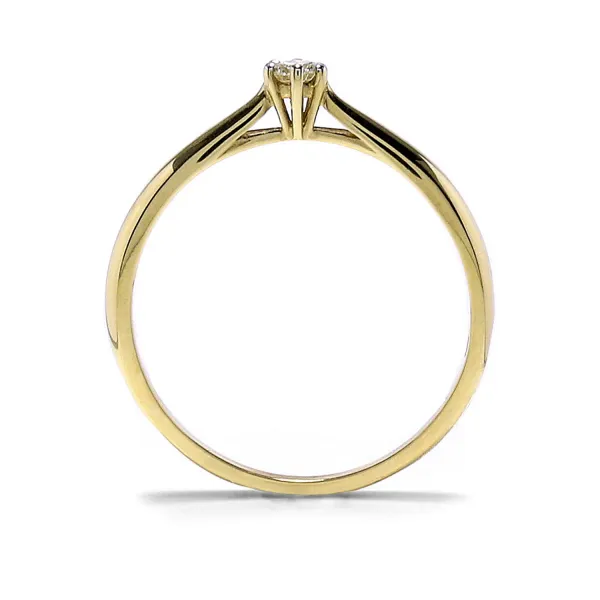 Blink-Blink Jemný prsteň s diamantom 0.08 ct1008ZDG