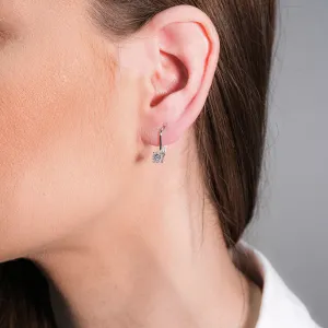 Blink-Blink Dámske diamantové náušnice z bieleho zlata 0.23 ct3204BDA