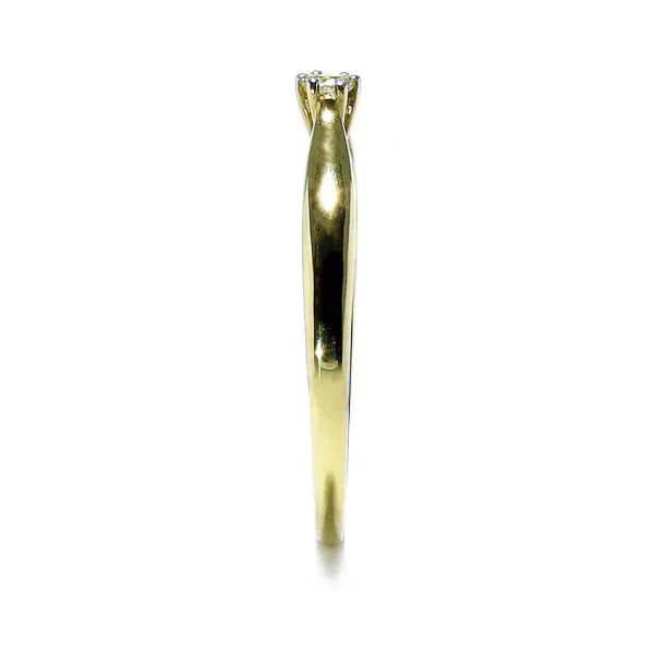 Blink-Blink Jemný prsteň s diamantom 0.08 ct1008ZDG
