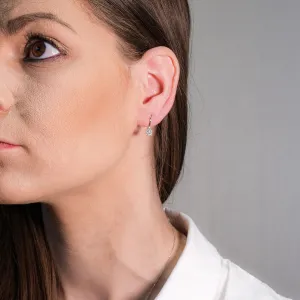 Blink-Blink Dámske diamantové náušnice z bieleho zlata 0.23 ct3204BDA