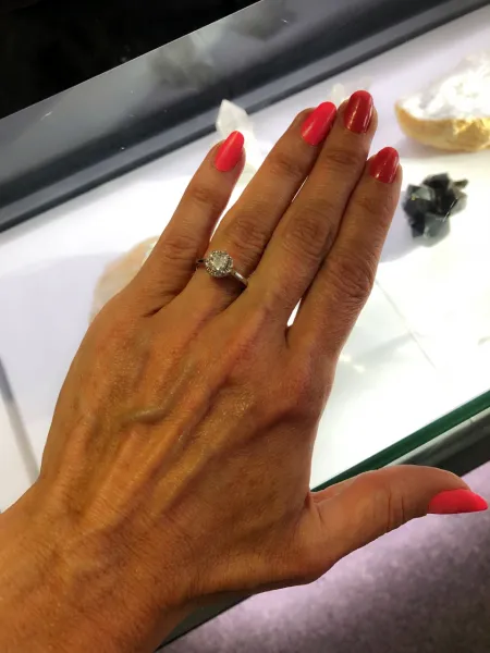 Blink-Blink Zásnubný diamantový prsteň 0.45 ct1220BrDS