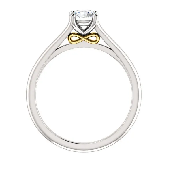 Blink-Blink Luxusný diamantový prsteň z bielo-žltého zlata 0.50 ct1214BDS