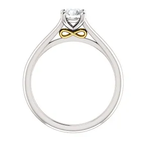 Blink-Blink Luxusný diamantový prsteň z bielo-žltého zlata 0.50 ct1214BDS