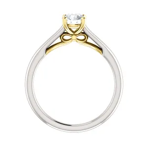 Blink-Blink Luxusný diamantový prsteň z bielo-žltého zlata 0.50 ct1206BzDS