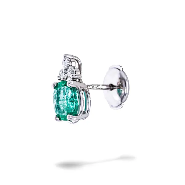 Blink-Blink Smaragdové náušnice s diamantami3177BSDZS