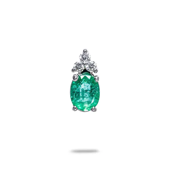 Blink-Blink Smaragdové náušnice s diamantami3177BSDZS