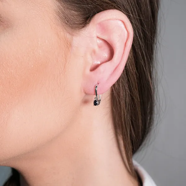 Blink-Blink Náušnice s diamantami a Zafírom3272BZDA