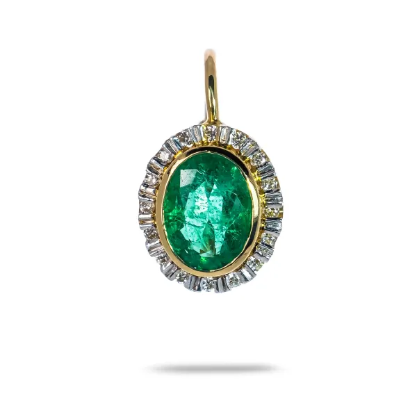 Blink-Blink Luxusné Smaragdové náušnice s diamantami3284ZSG