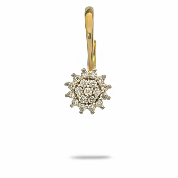 Blink-Blink Diamantové náušnice zo žltého zlata 0.30 ct3252ZDG