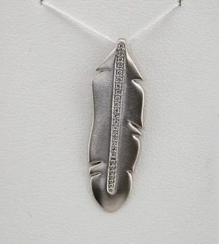 Blink-Blink Diamantový prívesok v tvare pierka 0.07 ct4128BDZS