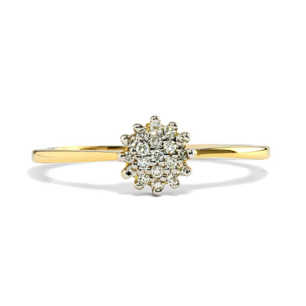 Blink-Blink Elegantný prsteň s diamantmi 0.11 ct1527ZDG