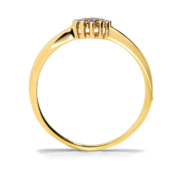 Blink-Blink Elegantný prsteň s diamantmi 0.11 ct1527ZDG