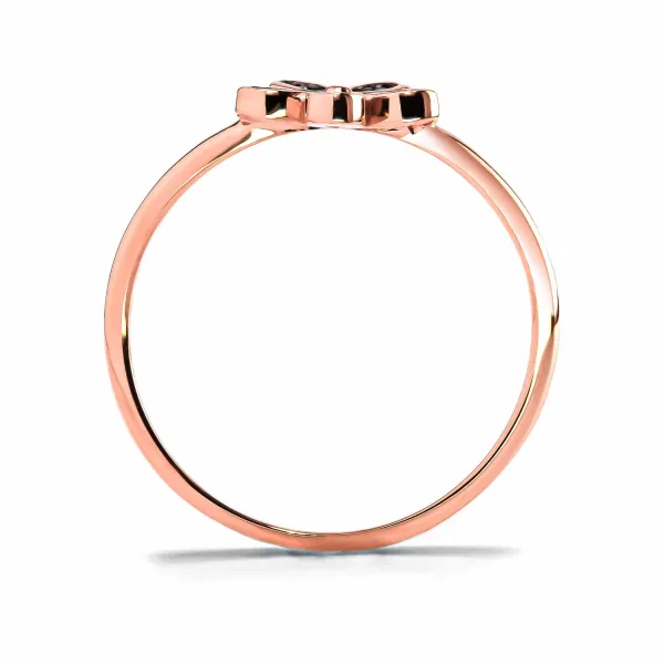 Blink-Blink Prsteň s čiernymi diamantami 0.09 ct1472RCDG