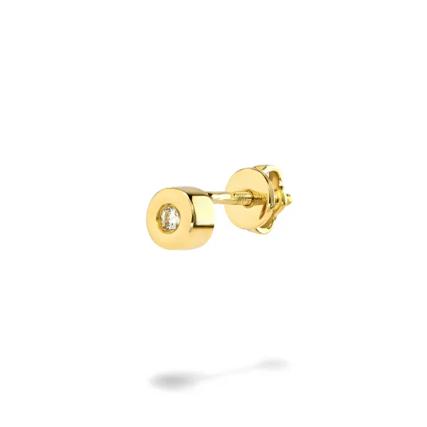 Blink-Blink Diamantové náušnice zo žltého zlata 0.03 ct3038ZDG
