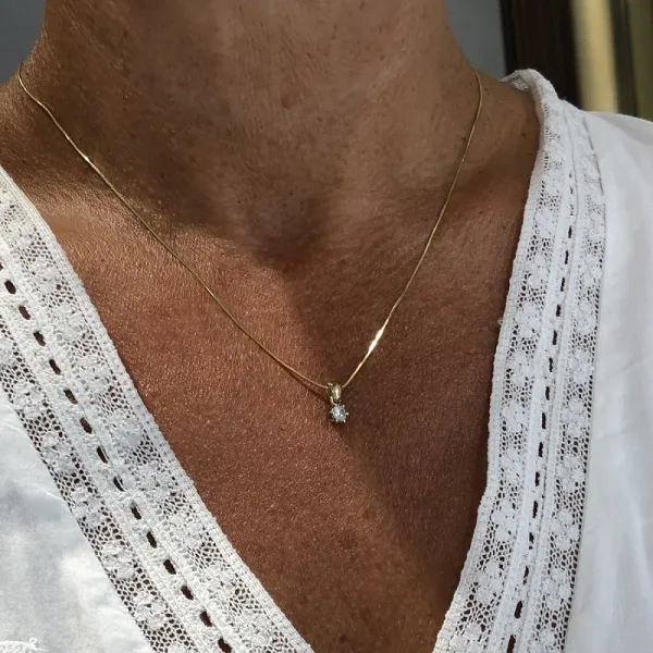 Blink-Blink Zlatý prívesok s diamantom 0.25 ct4094ZBG