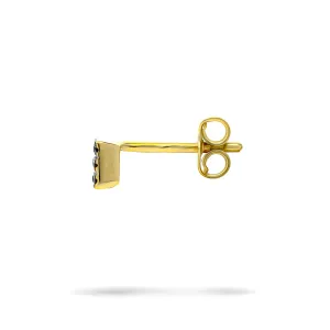 Blink-Blink Napichovacie náušnice s čiernymi diamantami 0.06 ct3076ZCdG