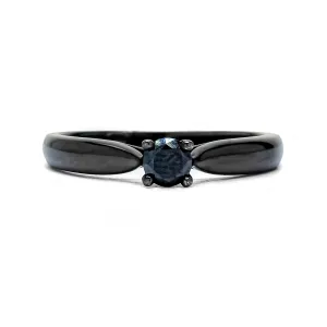 Blink-Blink Zlatý prsteň s čiernym diamantom 0.29 ct1080CDG