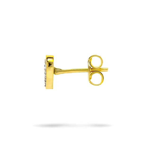 Blink-Blink Napichovacie diamantové náušnice v tvare srdca 0.20 ct3078ZDG