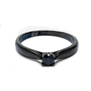 Blink-Blink Zlatý prsteň s čiernym diamantom 0.29 ct1080CDG