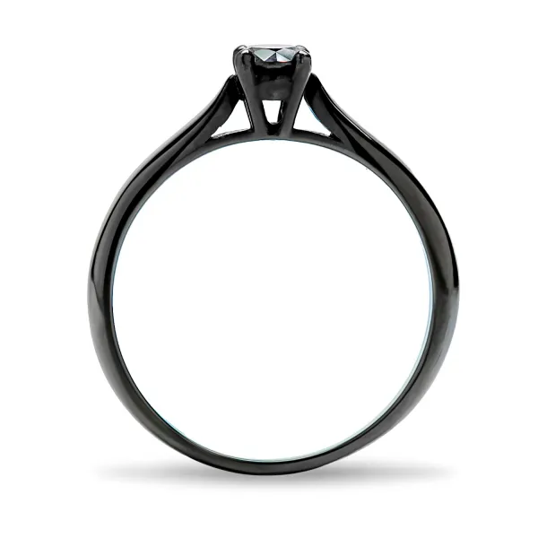 Blink-Blink Zlatý prsteň s čiernym diamantom 0.29 ct1080CDG