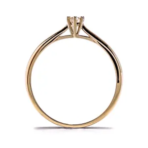 Blink-Blink Zásnubný prsteň z ružového zlata s diamantom 0.10 ct1010RDG