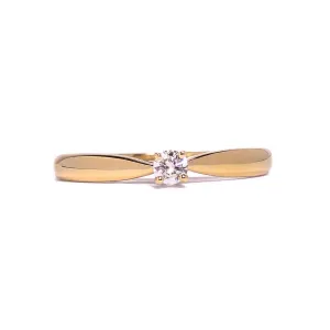 Blink-Blink Zásnubný diamantový prsteň 0.08 ct1108RDG