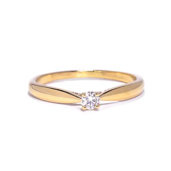 Blink-Blink Zásnubný diamantový prsteň 0.08 ct1108RDG