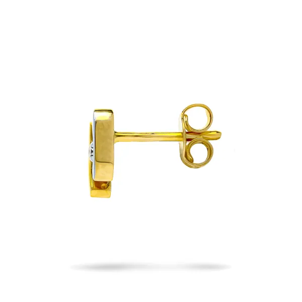Blink-Blink Napichovacie kombinované náušnice s diamantami 0.06 ct3109ZBDG