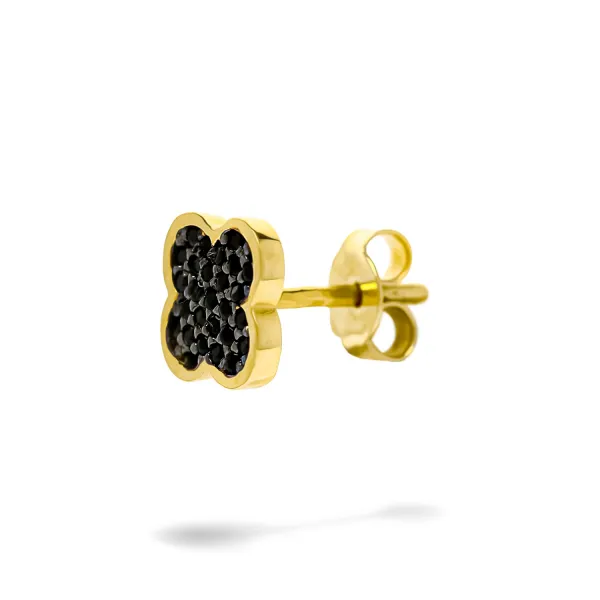 Blink-Blink Napichovacie náušnice čierne diamanty 0.29 ct3077ZCdG