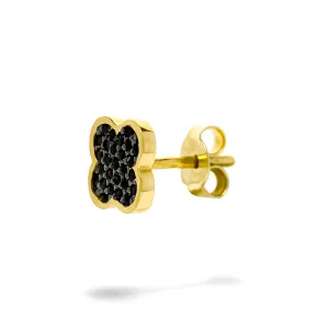Blink-Blink Napichovacie náušnice čierne diamanty 0.29 ct3077ZCdG